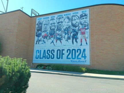 Fun at the Football Hall of Fame 100924