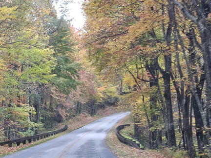 Blue Ridge Parkway-Asheville NC to Smoky Mountain NP-102825